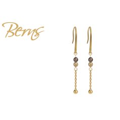 R34538 EARRINGS PEARLINA MOCCA GO