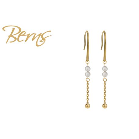 R34539 EARRINGS PEARLINA WHITE GO