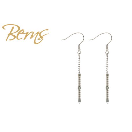 R34543 EARRINGS CLAT BDIAMOND SS