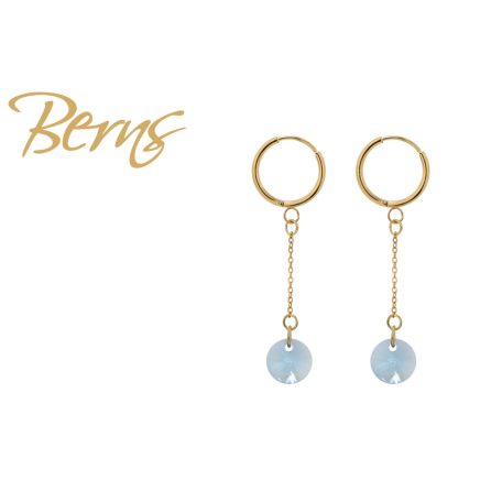 R34564 EARRINGS SELENA AQUA.SH GO