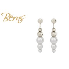 R34565 EARRINGS BIANCA WHITE SS