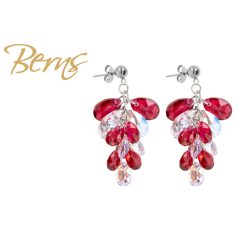 R34578 EARRINGS VINEA SCARLET SS