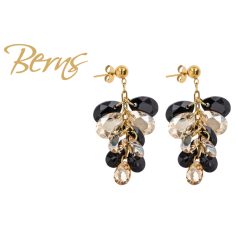 R34582 EARRINGS VINEA JET GO