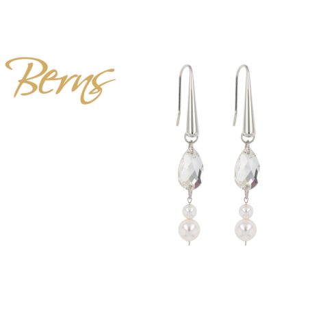 R34598 EARRINGS ESSENCE WHITE-CRY SS