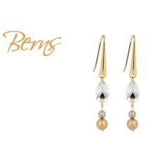 R34601 EARRINGS ESSENCE VGOLD-LTCTOPAZ GO