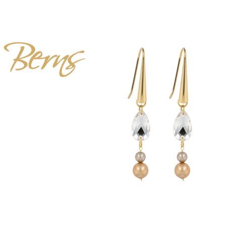 R34601 EARRINGS ESSENCE VGOLD-LTCTOPAZ GO