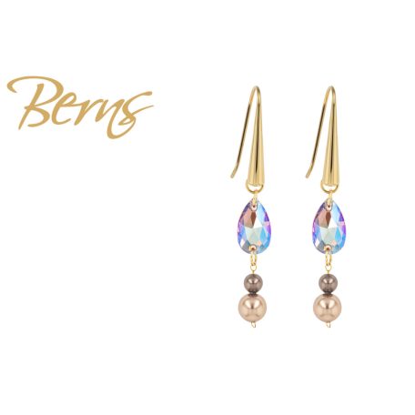 R34605 EARRINGS ESSENCE BRONZE-AB GO