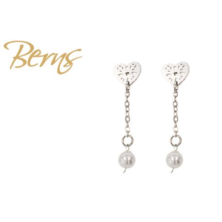 R34609 EARRINGS FAYE WHITE SS