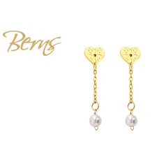 R34613 EARRINGS FAYE WHITE GO