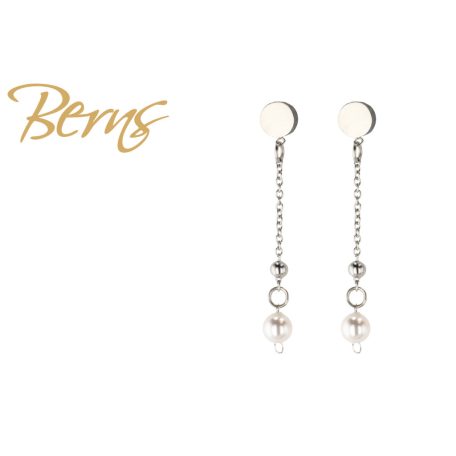 R34616 EARRINGS PEARLETTE WHITE SS