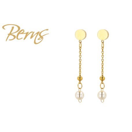 R34621 EARRINGS PEARLETTE CREAM GO