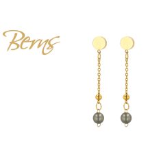 R34622 EARRINGS PEARLETTE PGREEN GO
