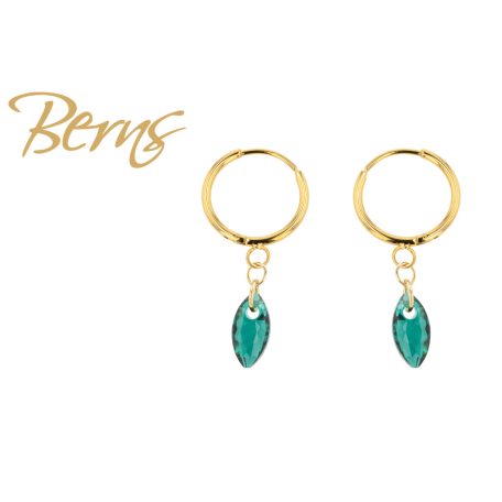 R34632 EARRINGS MARION EMERALD GO