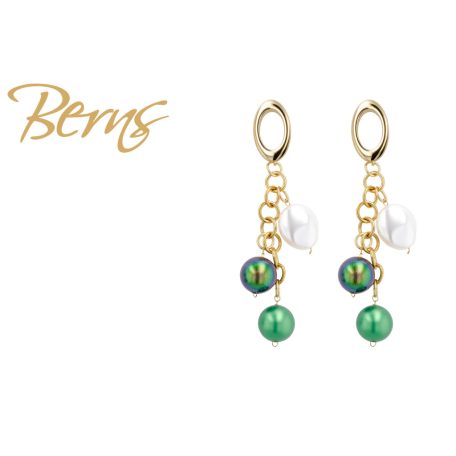R34645 EARRINGS SORELLA DKGREEN GO