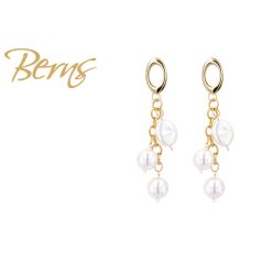 R34646 EARRINGS SORELLA WHITE GO