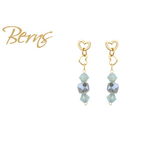 R34656 EARRINGS BELLINA P.OPAL.SH GO