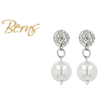 R34659 EARRINGS MANDARA WHITE SS
