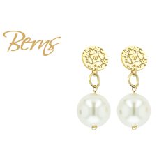 R34663 EARRINGS MANDARA CREAM GO