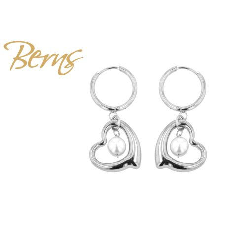 R34675 EARRINGS AMORELLE WHITE SS