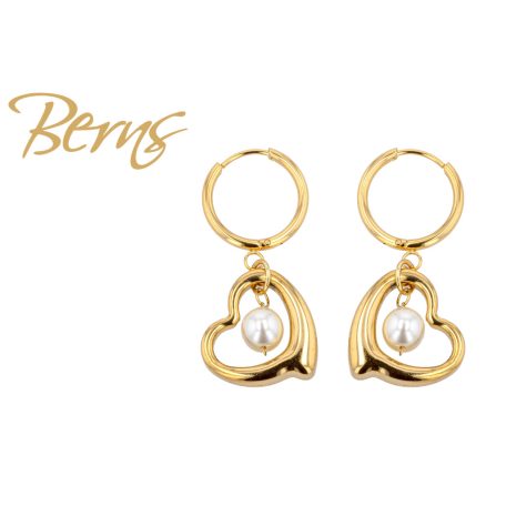 R34676 EARRINGS AMORELLE CREAM GO