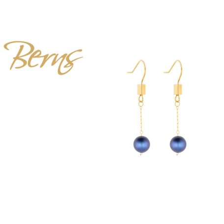 R34693 EARRINGS LINEA I.DKBLUE GO