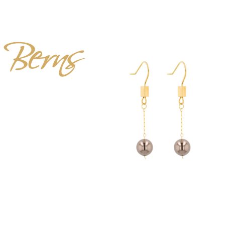 R34695 EARRINGS LINEA BROWN GO