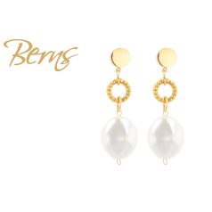 R34698 EARRINGS PEARLIS WHITE GO