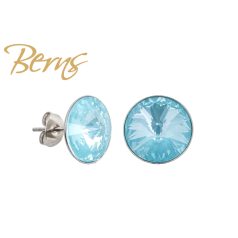 R34701 EARRINGS GALAXY L-PBLUE 12MM SS
