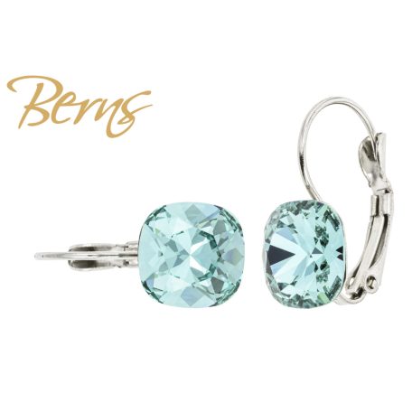 R34726 EARRINGS FR. YLA CARIB.GREEN 10MM SS