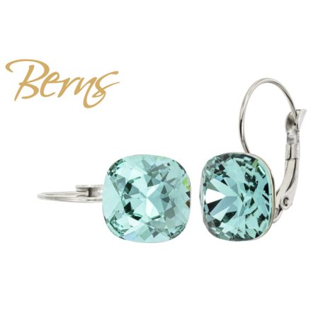 R34727 EARRINGS FR. YLA CARIB.GREEN 12MM SS
