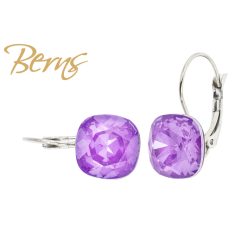 R34733 EARRINGS FR. YLA I-EVIOLET 12MM SS