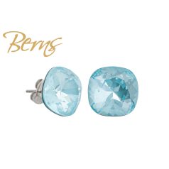 R34737 EARRINGS YLA L-PBLUE 12MM SS