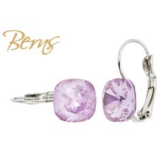 R34750 EARRINGS FR. YLA L-PPURPLE 10MM SS