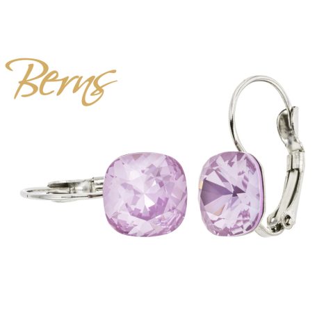 R34750 EARRINGS FR. YLA L-PPURPLE 10MM SS