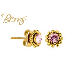 R34761 EARRINGS BLOOM LTROSE GO