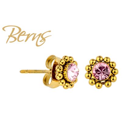 R34761 EARRINGS BLOOM LTROSE GO