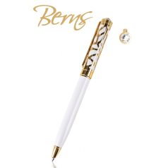 R60612 PEN"PIERCED"WH-GO CRY
